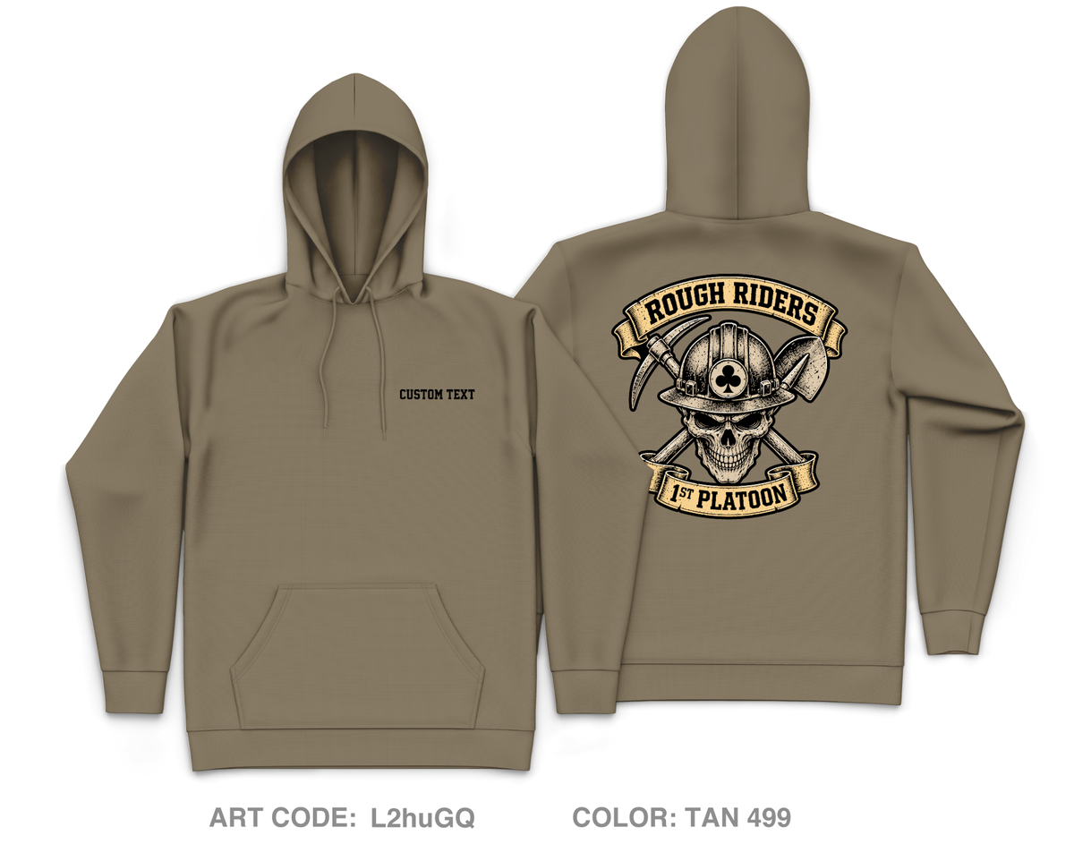 CUSTOM 130th ESC 1st PLT Core Men's Hooded Performance Sweatshirt - L2huGQ
