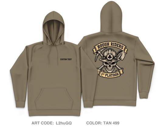 CUSTOM 130th ESC 1st PLT Core Men's Hooded Performance Sweatshirt - L2huGQ