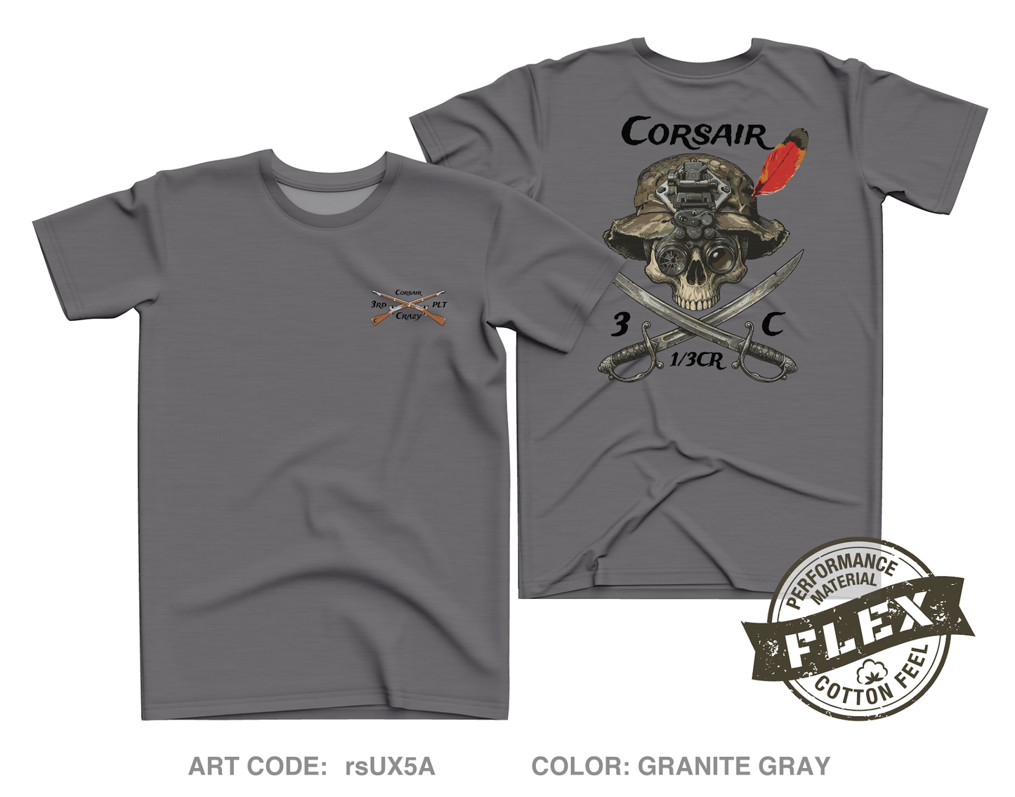 Trench line gear Core Men's SS Flex Performance Tee - rsUX5A