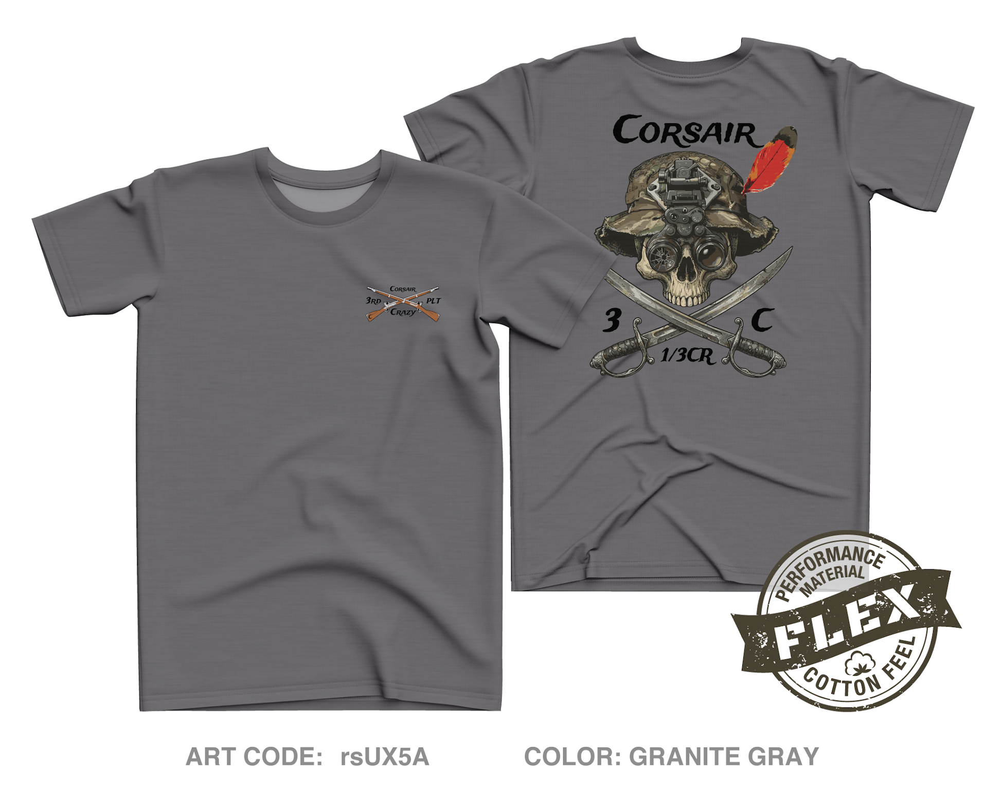Trench line gear Core Men's SS Flex Performance Tee - rsUX5A