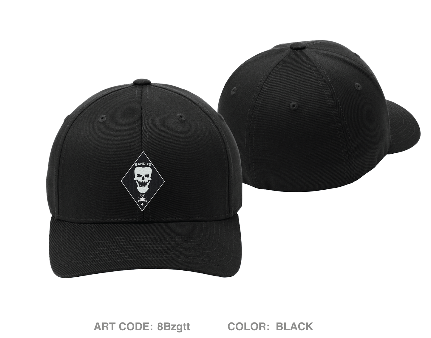 467 DS Bandits Embroidered Flexfit Cap - 8Bzgtt
