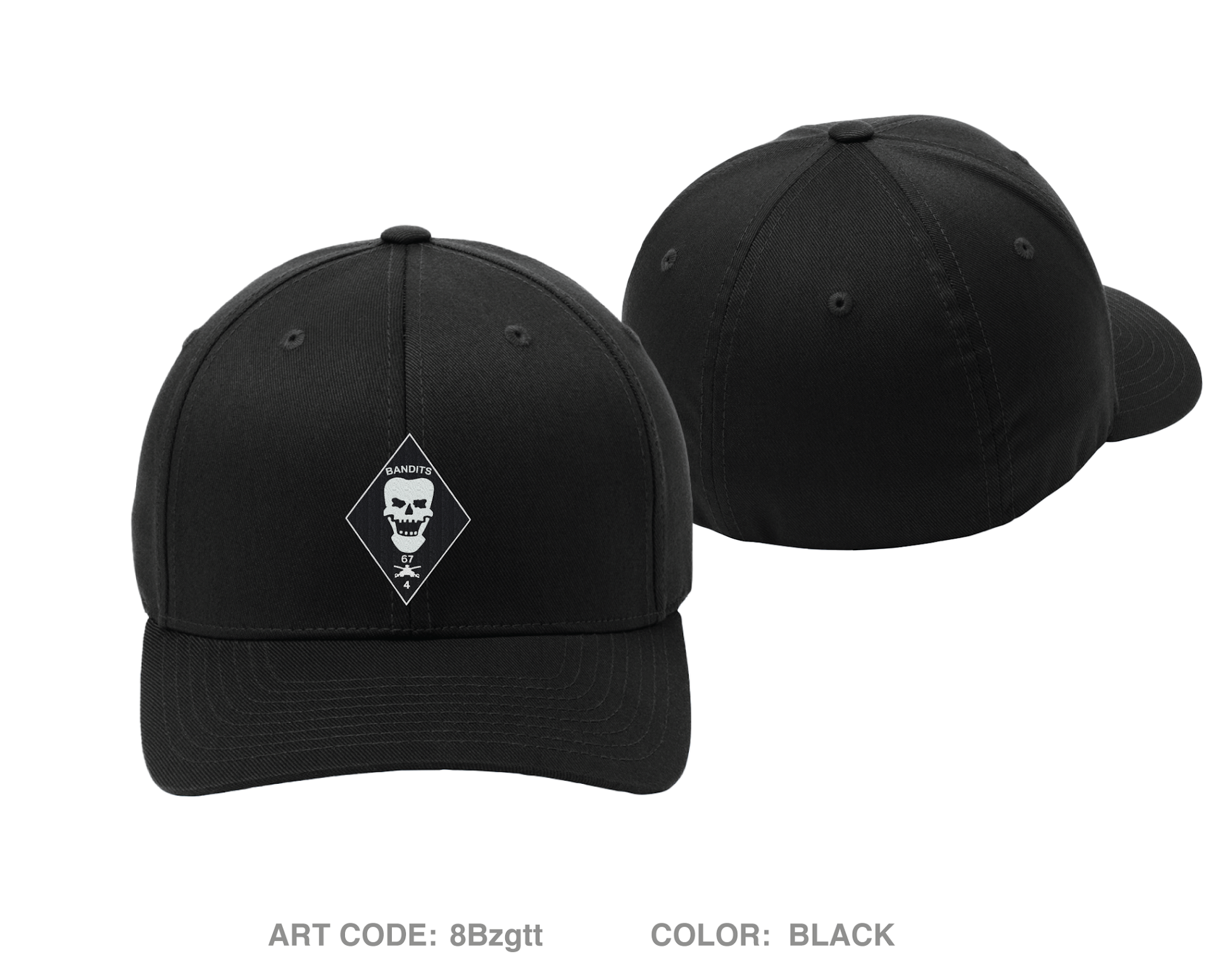 467 DS Bandits Embroidered Flexfit Cap - 8Bzgtt