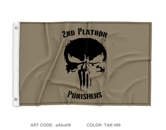 2nd Platoon Punishers Wall Flag - aAkuH9