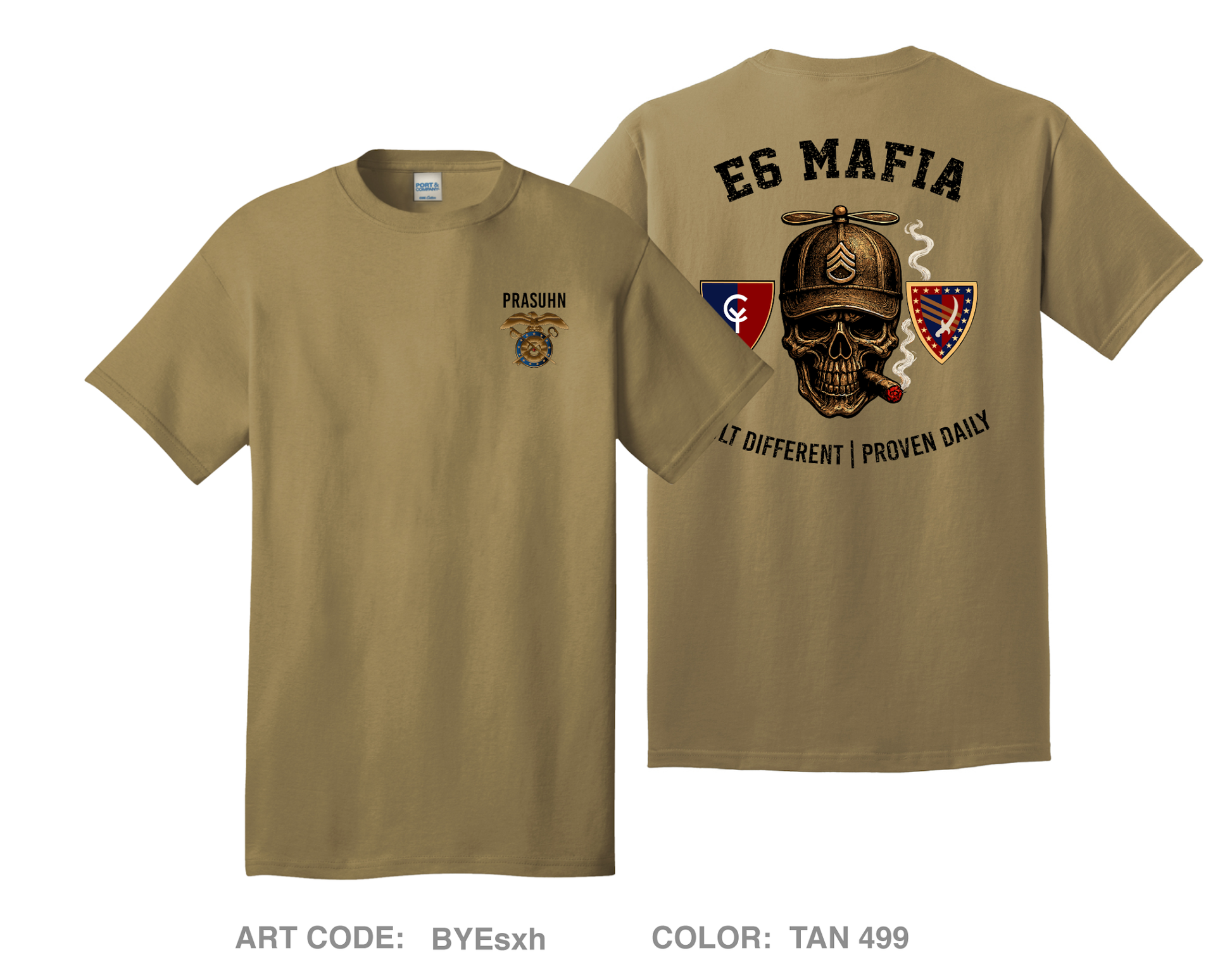 38 DSB Comfort Unisex Cotton SS Tee - BYEsxh