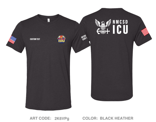 CUSTOM NMCSD ICU Comfort Unisex Triblend SS Tee - 2K6VPg