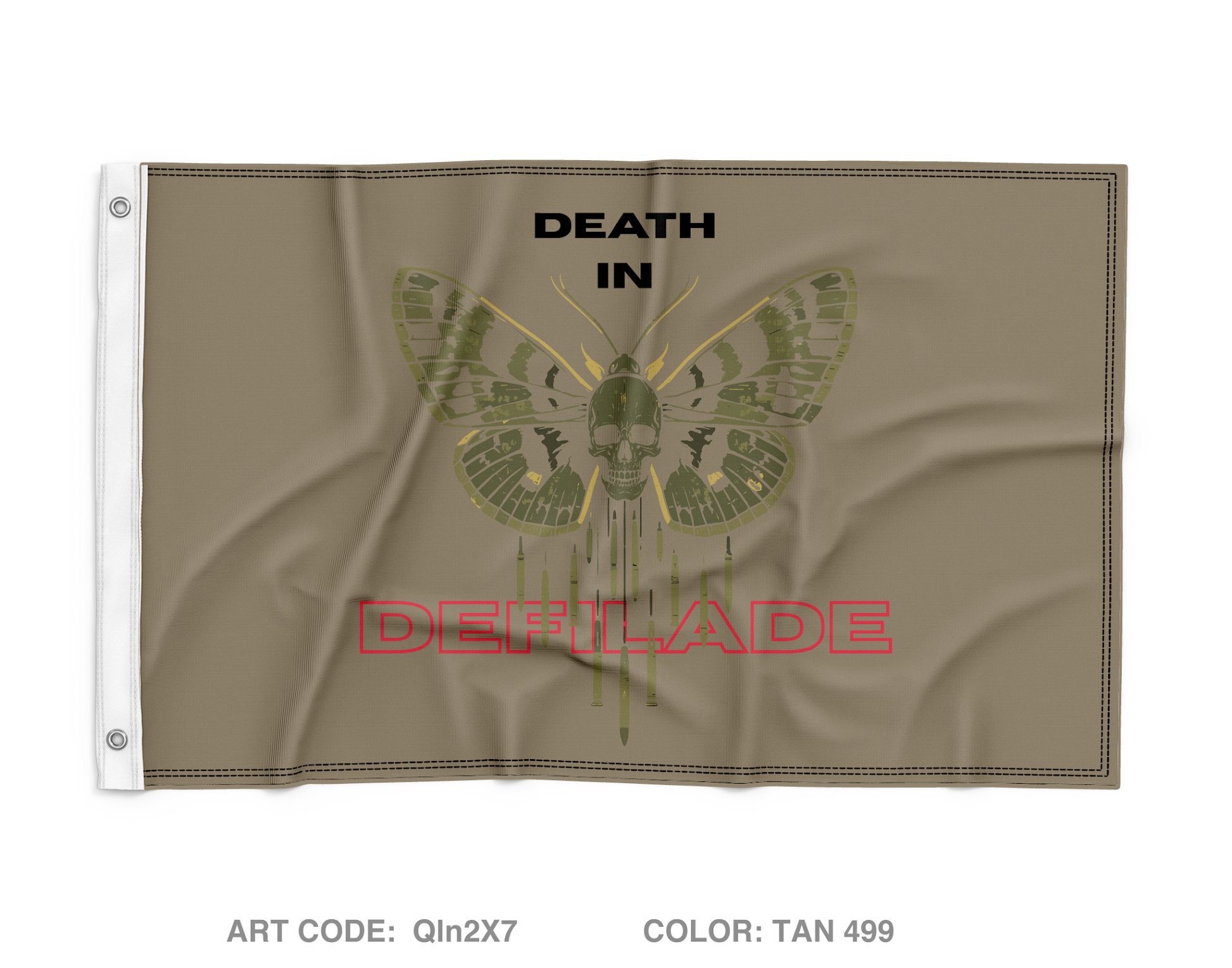 10th Mountian 2-87 BN IN Wall Flag - Qln2X7