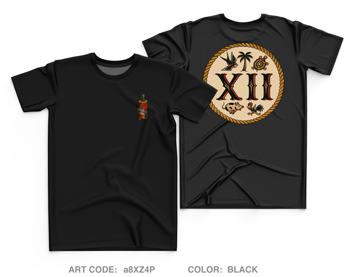 MESG-2 Det Bahrain EST 12 Core Men's SS Performance Tee - a8XZ4P
