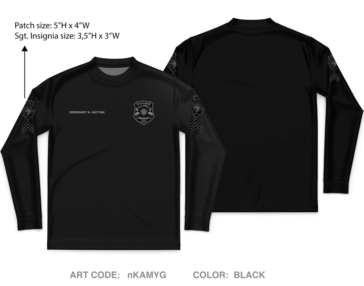 K92 Core Men's LS Performance Tee - nKAMYG