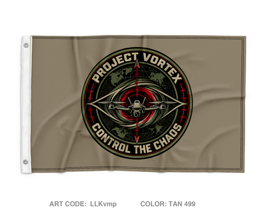 Army TENCAP Project VORTEX Wall Flag - LLKvmp