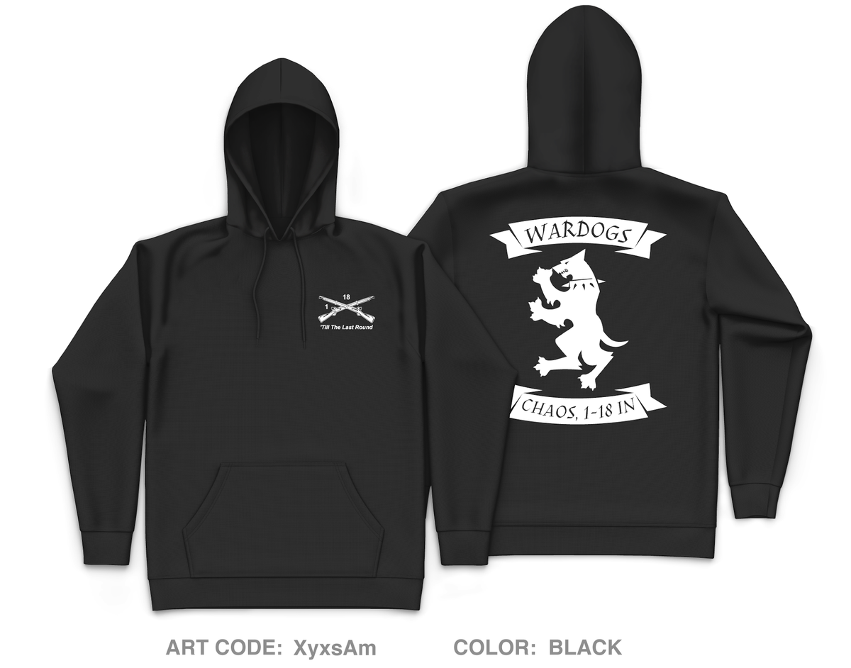 Wardogs Core Men's Hooded Performance Sweatshirt - XyxsAm