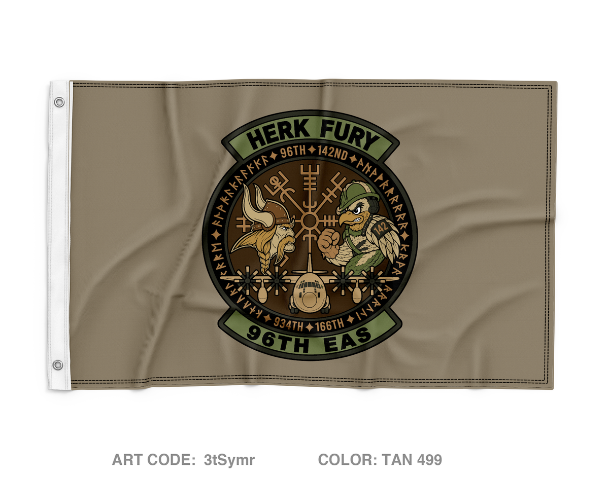 96 EAS Wall Flag - 3tSymr
