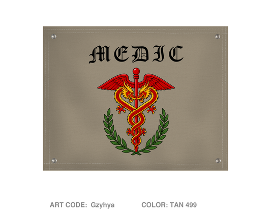 554 EN BN MEDICS Banner Flag - Gzyhya