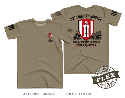 372nd EN BDE Core Men's SS Flex Performance Tee - zKbVQY