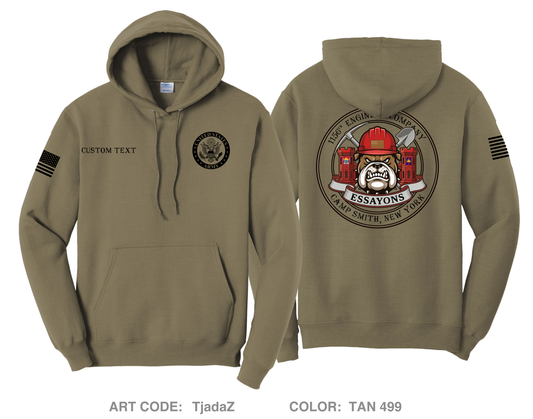 CUSTOM 1156th EN CO Comfort Unisex Hooded Sweatshirt - TjadaZ