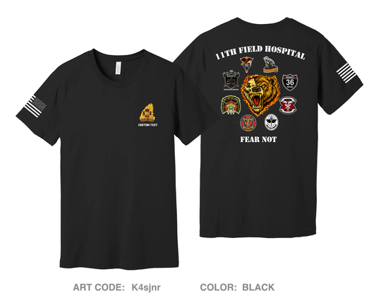 CUSTOM 11th Field Hospital Comfort Unisex Cotton SS Tee - K4sjnr