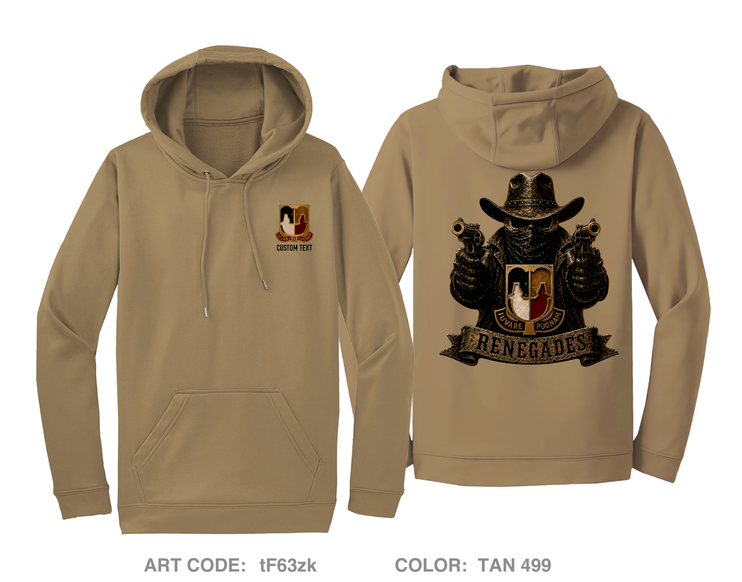 CUSTOM 153rd CSSB Hi-Tech Performance Hoodie - tF63zk