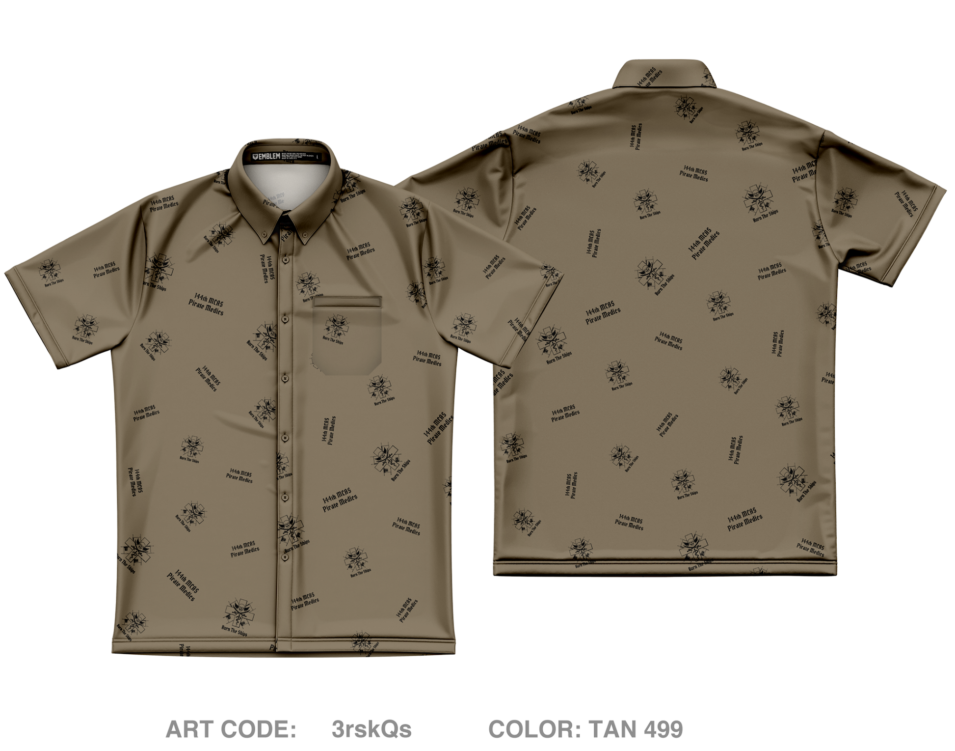 144th MCAS Core Men's SS Performance Party Shirt - 3rskQs