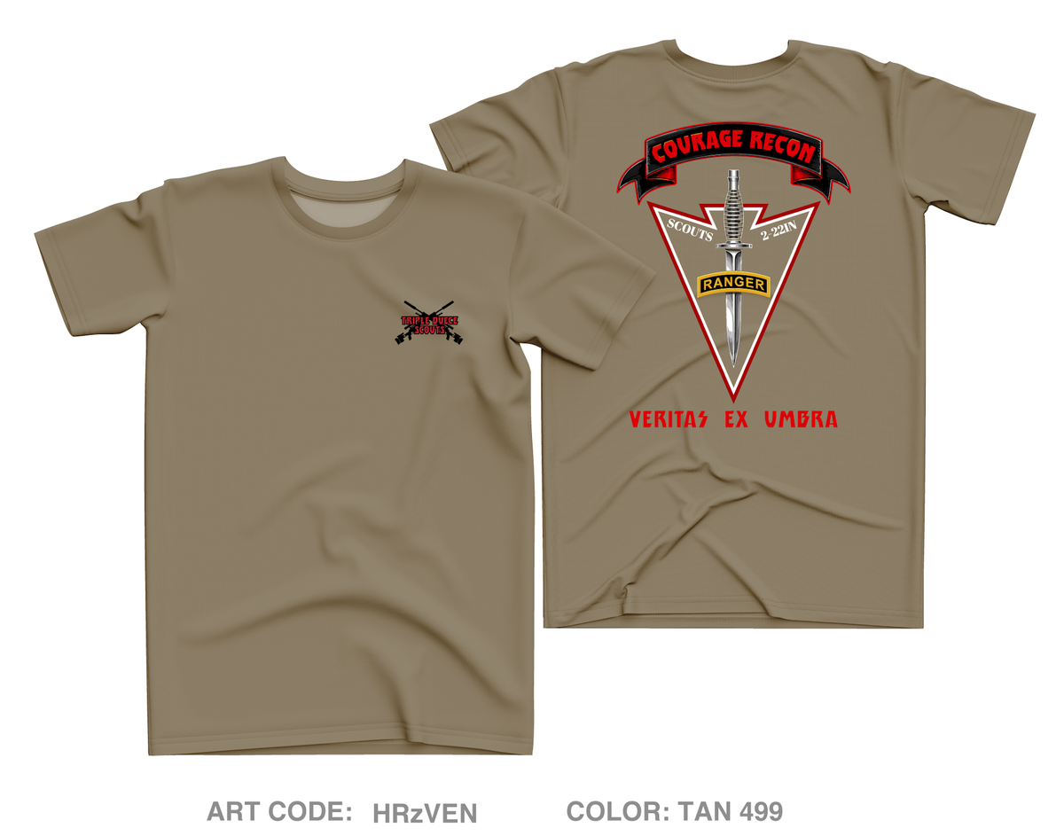 2-22 Scouts Core Men's SS Performance Tee - HRzVEN