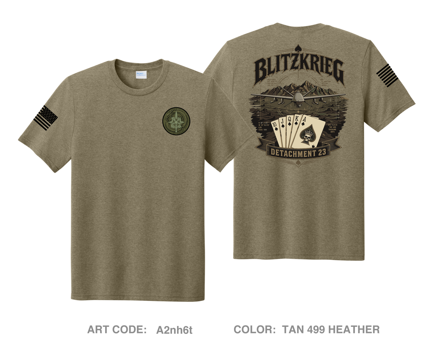 378th MI Comfort Unisex Triblend SS Tee - A2nh6t