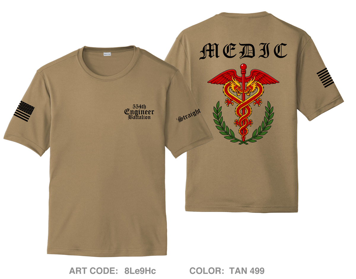 554 EN BN MEDICS Hi-Tech Performance Unisex SS Tee - 8Le9Hc
