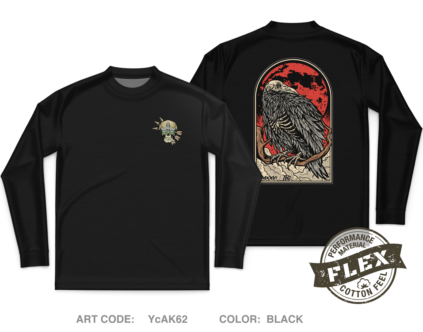 Trench line gear Core Men's LS Flex Performance Tee - YcAK62
