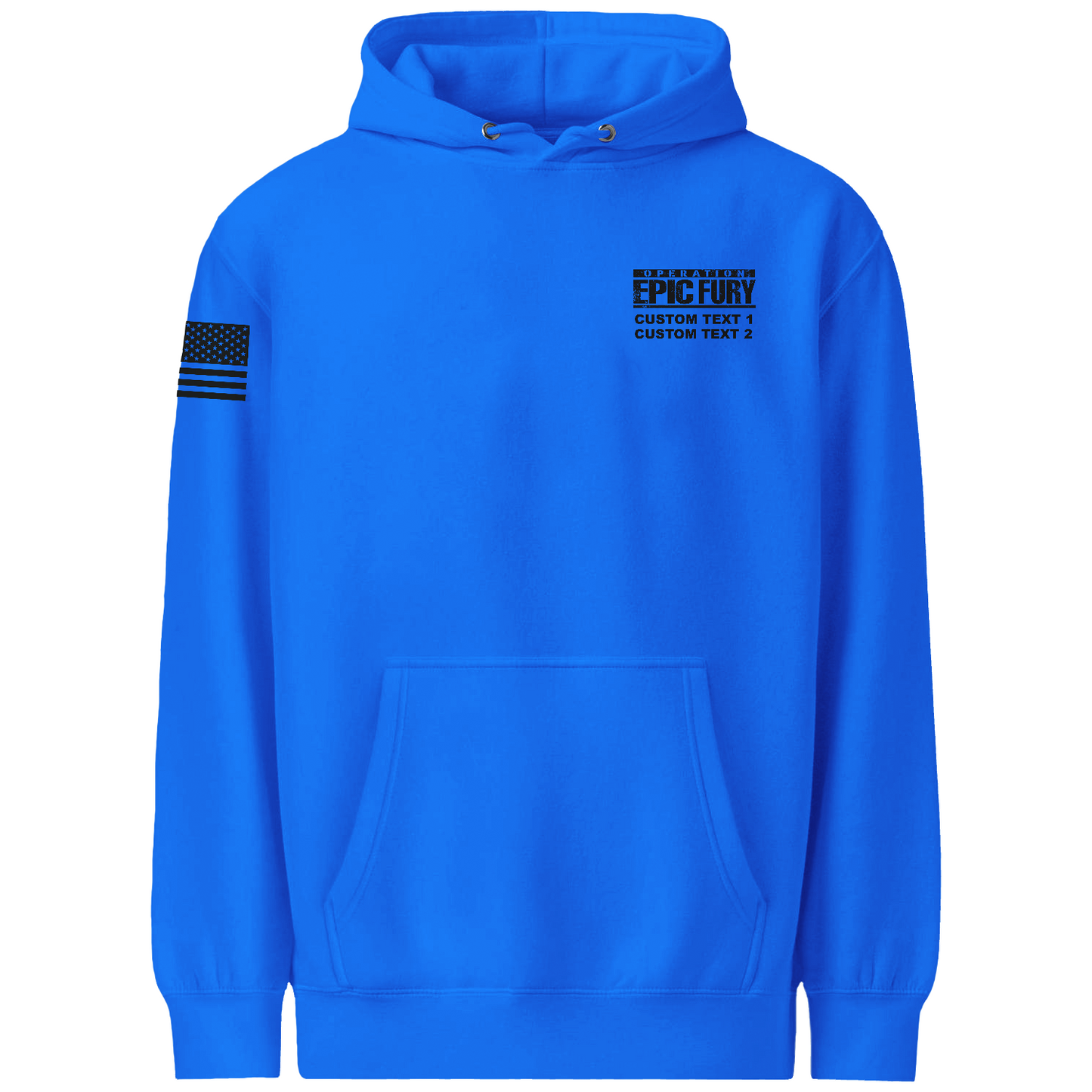 CUSTOM Operation Epic Fury Comfort Unisex Hooded Sweatshirt - Eagle