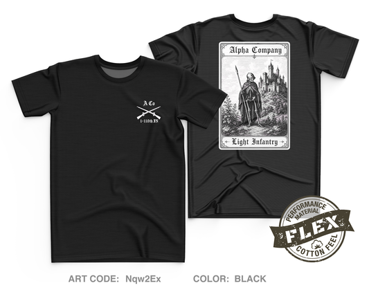 Alpha Company 1-110th Infantry Core Men's SS Flex Performance Tee - Nqw2Ex