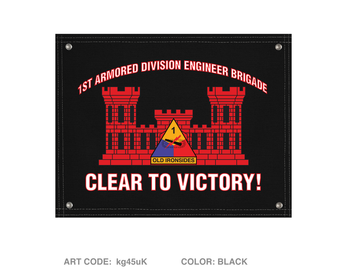 1AD EN BDE Banner Flag - kg45uK