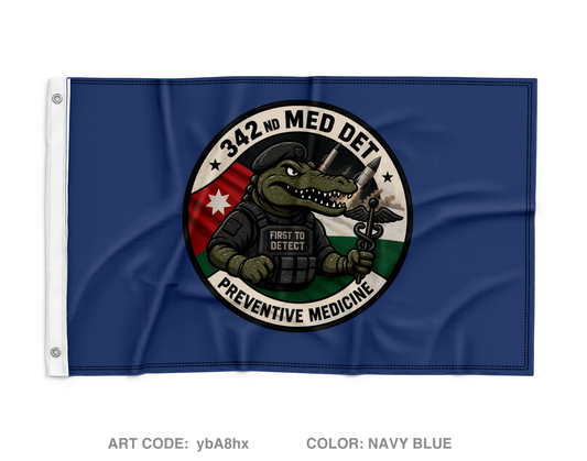 342nd Medical Detachment (PM) Wall Flag - ybA8hx