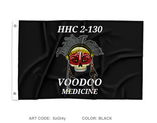 HHC 2-130 IN Medics Wall Flag - XzGt4y
