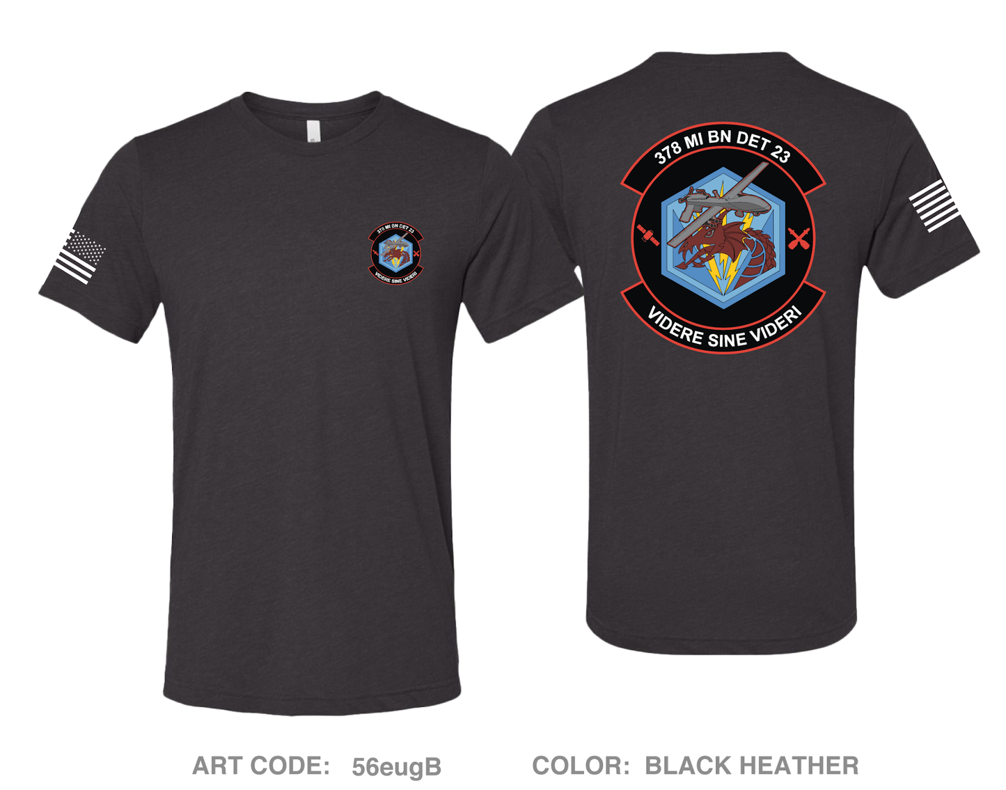 378th MI Comfort Unisex Triblend SS Tee - 56eugB