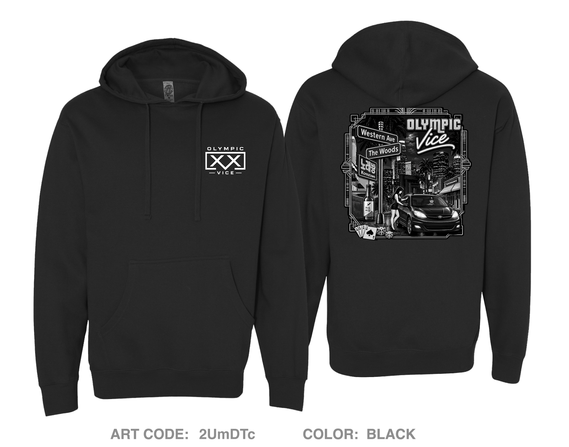 LAPD Comfort Unisex Hooded Sweatshirt - 2UmDTc