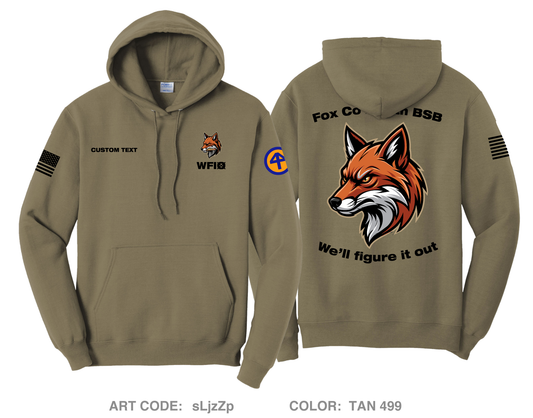 CUSTOM Fox Co 250th BSB Comfort Unisex Hooded Sweatshirt Fundraising Collection - sLjzZp