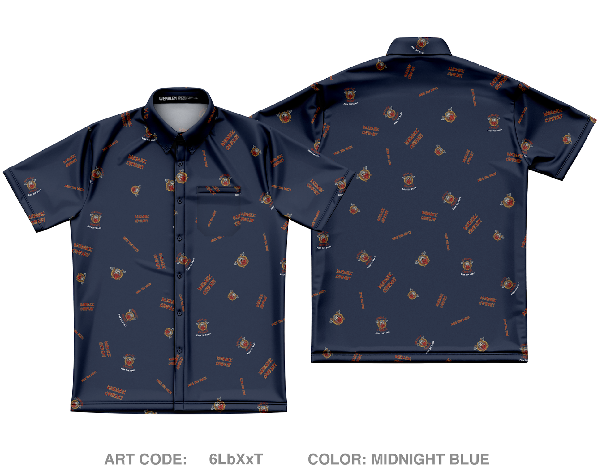 BCO 1-18 IN Fundraising Collection Core Men's SS Performance Party Shirt - 6LbXxT