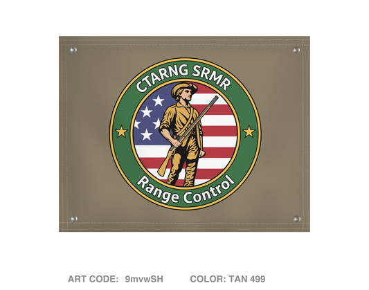 CTARNG Range Control Banner Flag - 9mvwSH