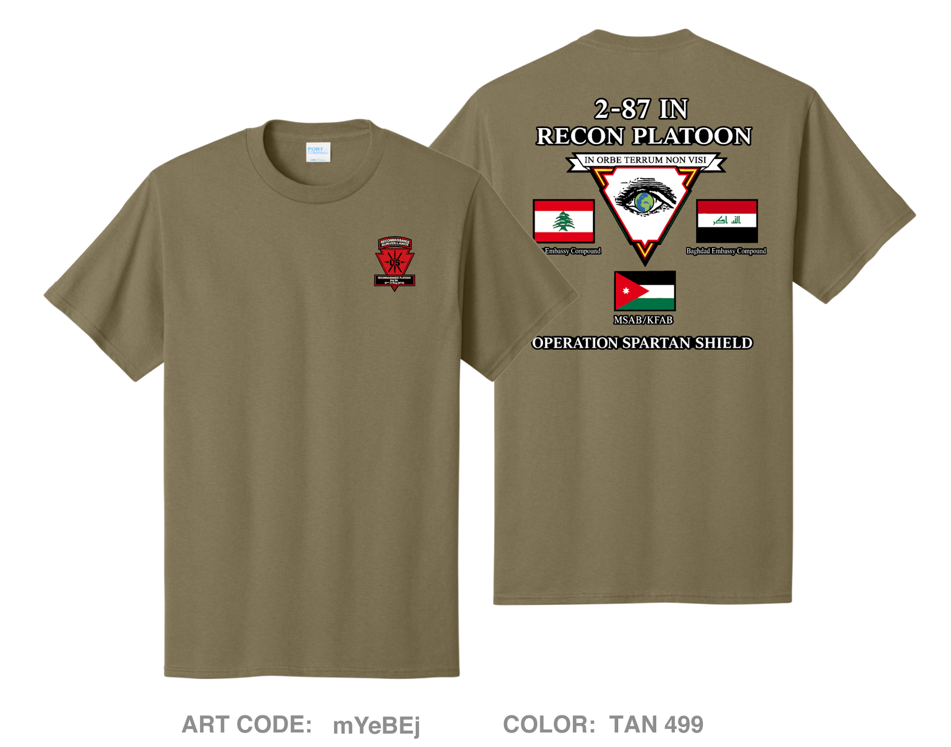 2-87IN Recon PLT Comfort Unisex Cotton SS Tee - mYeBEj