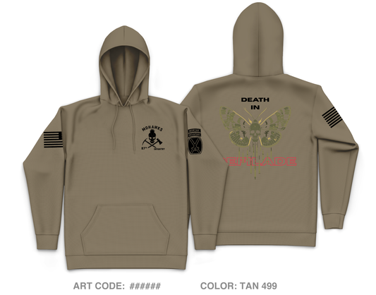10th Mountian 2-87 BN IN Core Men's Hooded Performance Sweatshirt - SY8Frw