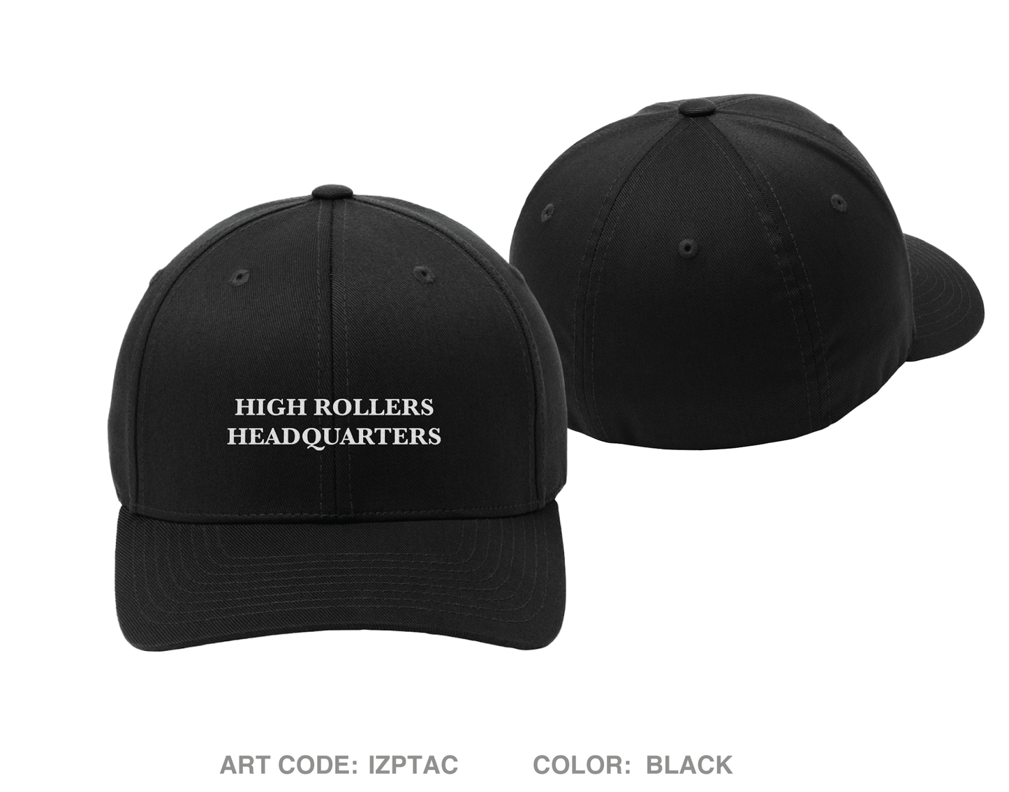 HQ, A BTRY, 3-321FAR Embroidered Flexfit Cap - IZPTAC