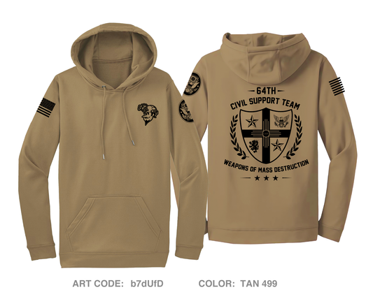 64th Weapons of Mass Destruction - Civil Support Team Fundraising Collection Hi-Tech Performance Hoodie - b7dUfD