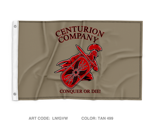 C Co. 1-24 (Centurions) Fundraising Collection Wall Flag - LNfGVW