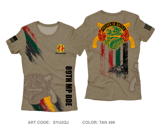 89th MP BDE Core Women's SS Performance Tee - SYU2QJ