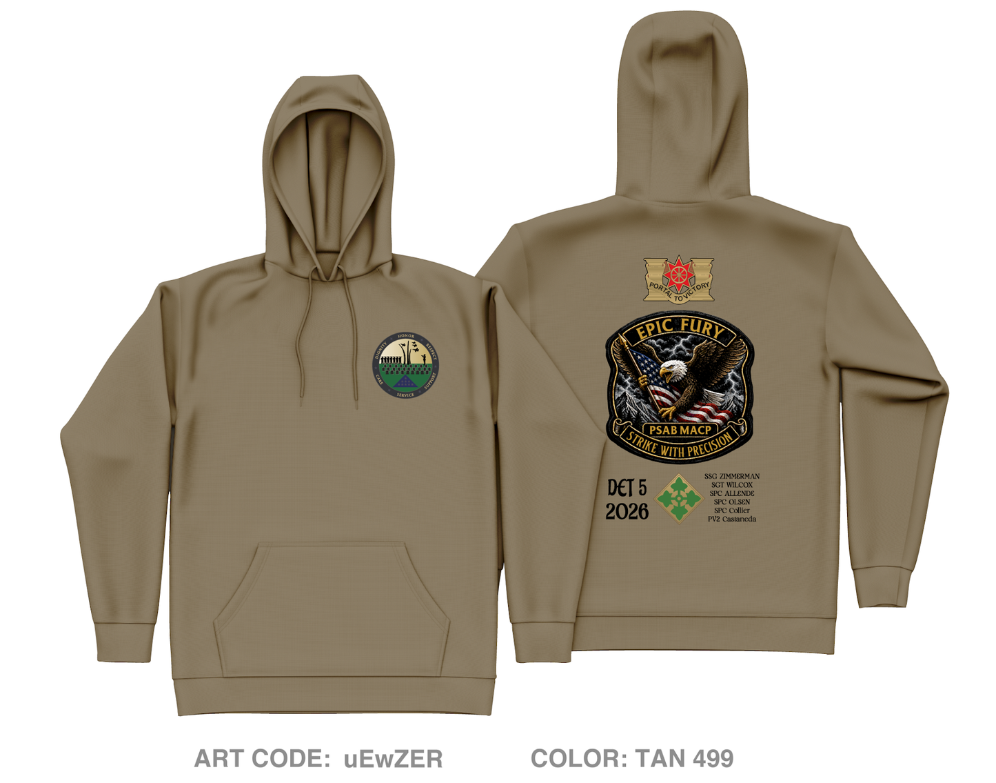 PSAB Team Core Men's Hooded Performance Sweatshirt - uEwZER