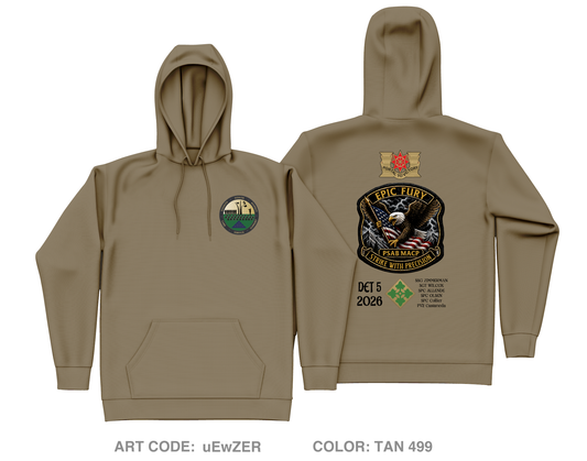 PSAB Team Core Men's Hooded Performance Sweatshirt - uEwZER
