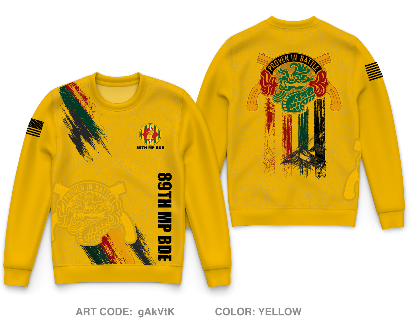 89th MP BDE Core Men's Crewneck Performance Sweatshirt - gAkVtK