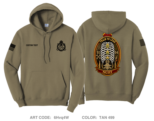 CUSTOM 16th Ord Bn, NCOT Comfort Unisex Hooded Sweatshirt - 6Hvq4W