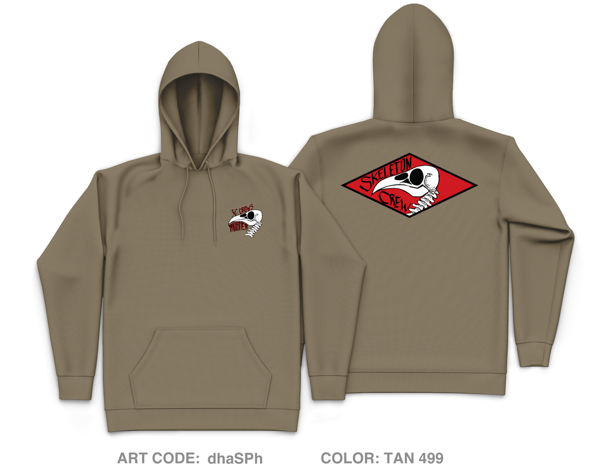 Crow PLT/3-319 AFAR Core Men's Hooded Performance Sweatshirt - dhaSPh