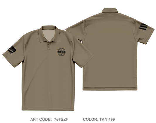 Marine Corps Mountain Warfare Training Center Core Men's SS Performance Polo - 7eTSZF