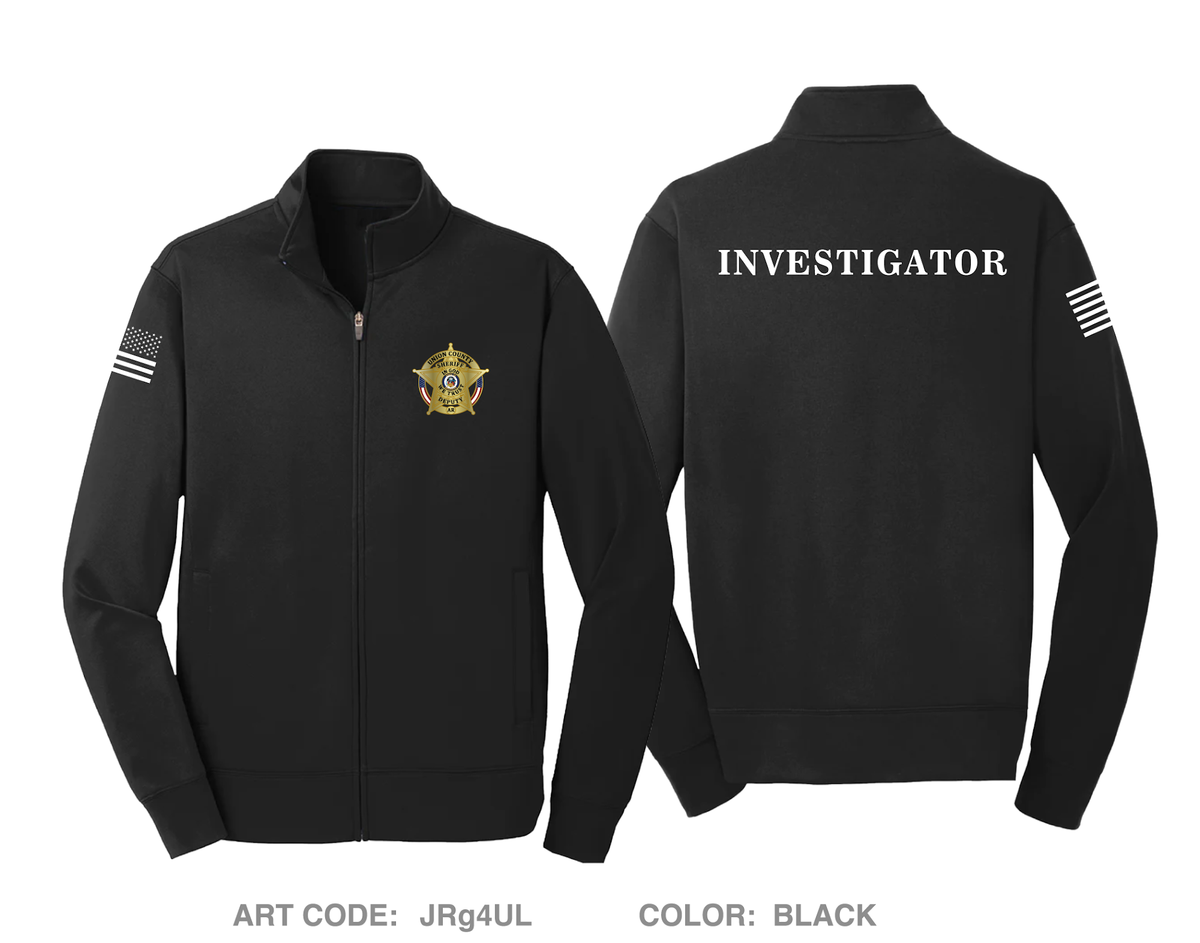Union County Sheriff's Department Hi-Tech Performance Full-Zip Fleece Jacket - JRg4UL