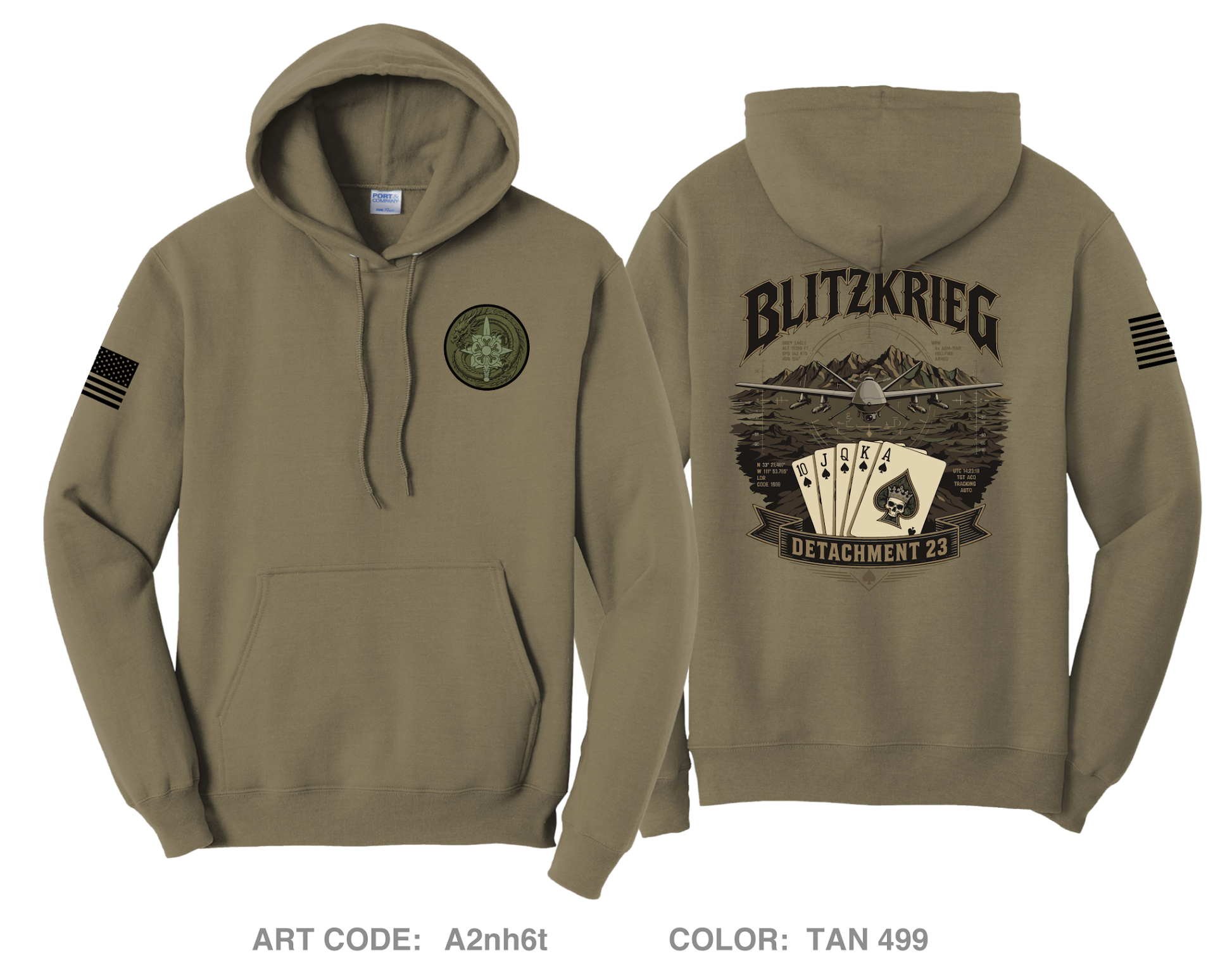 378th MI Comfort Unisex Hooded Sweatshirt - A2nh6t