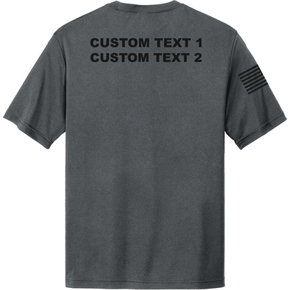 CUSTOM Operation Epic Fury Hi-Tech SS Performance Tee - Eagle Flag